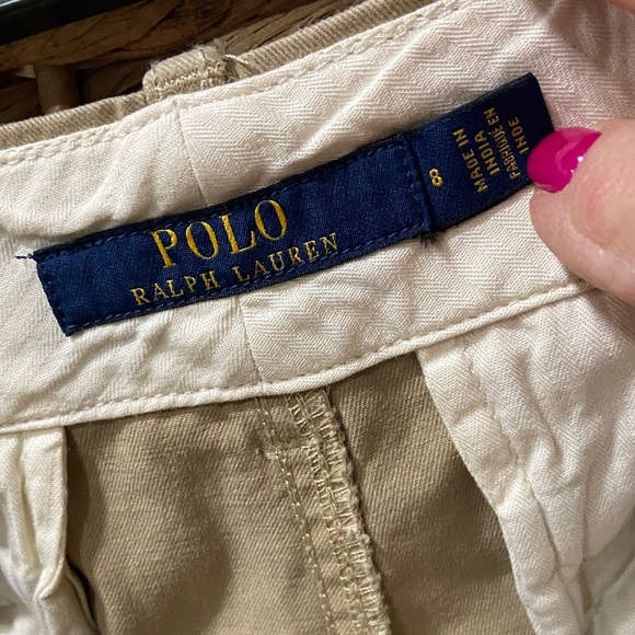 Ralph Lauren Tan Paint-Splatter Chinos - Picture 2 of 6